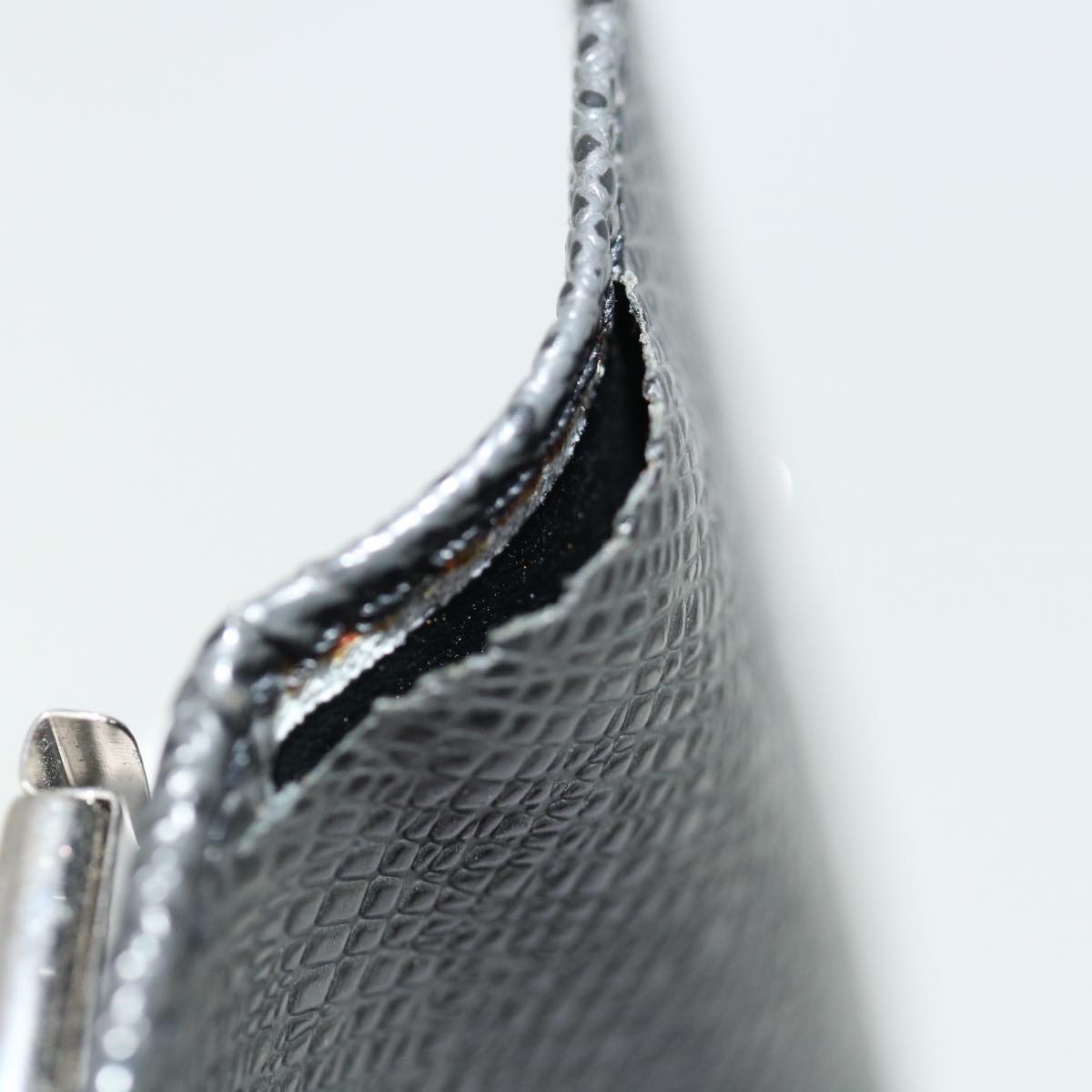 Louis Vuitton 6 Key Holder Black Leather Wallet