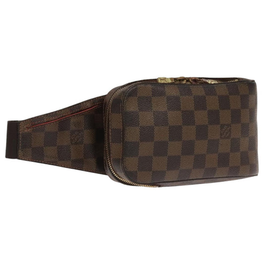 Louis Vuitton Geronimos Brown Canvas Shoulder Bag