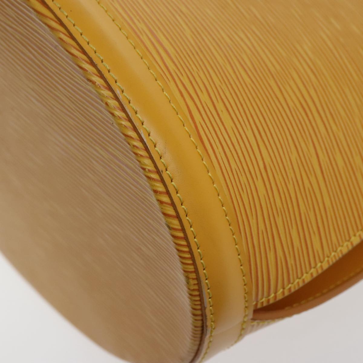 Louis Vuitton Cluny Yellow Leather Shoulder Bag