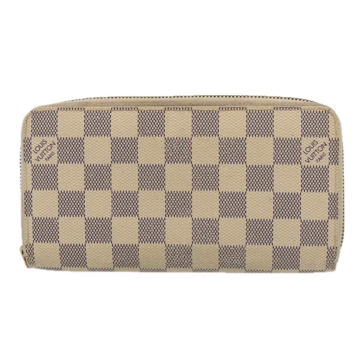 Louis Vuitton Zippy Wallet White Canvas Wallet