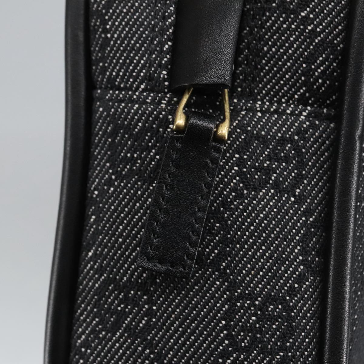 Gucci Gg Canvas Black Canvas Shoulder Bag