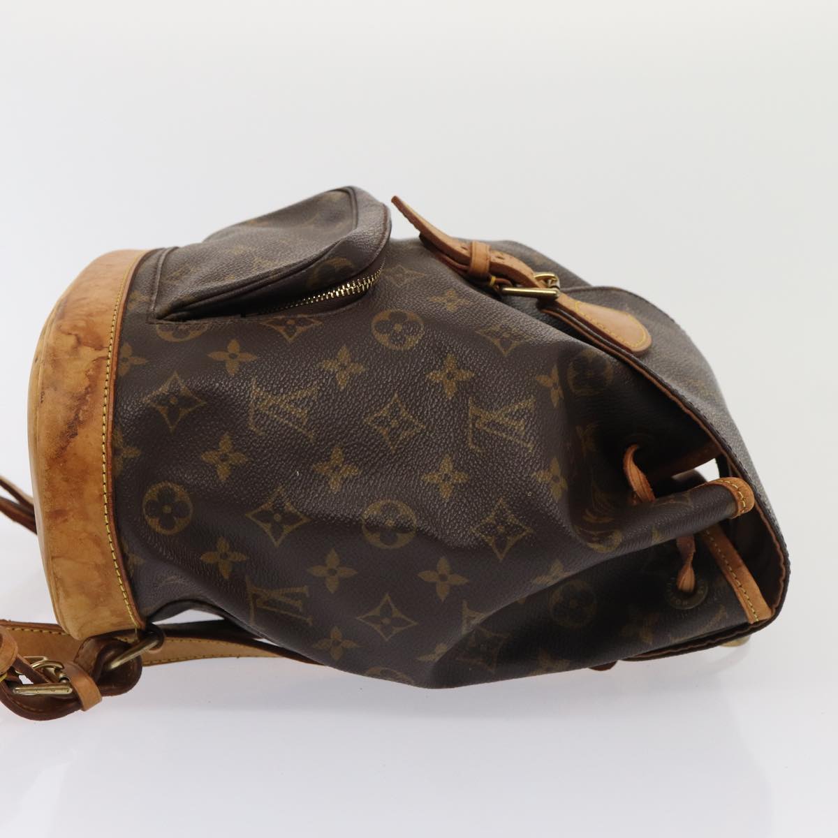 Louis Vuitton Montsouris Brown Canvas Backpack Bag