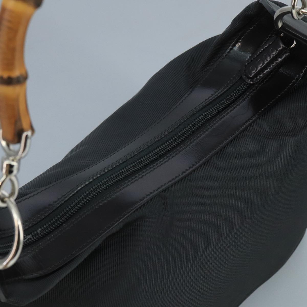 Gucci Bamboo Black Synthetic Handbag