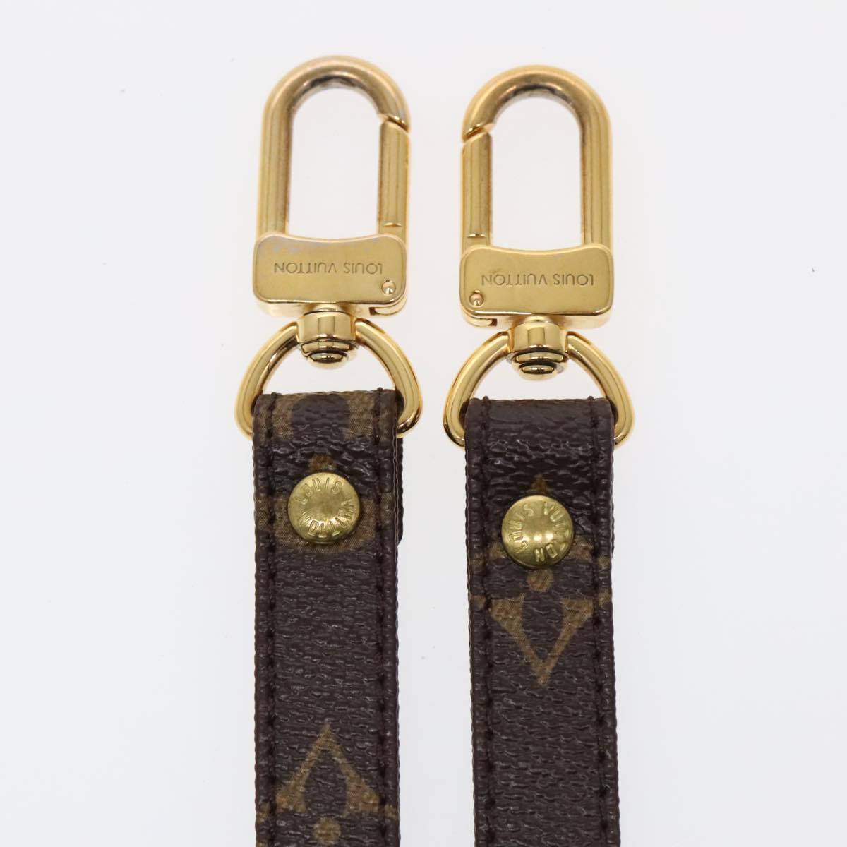 Louis Vuitton Shoulder Strap Brown Canvas Bag Jewelry