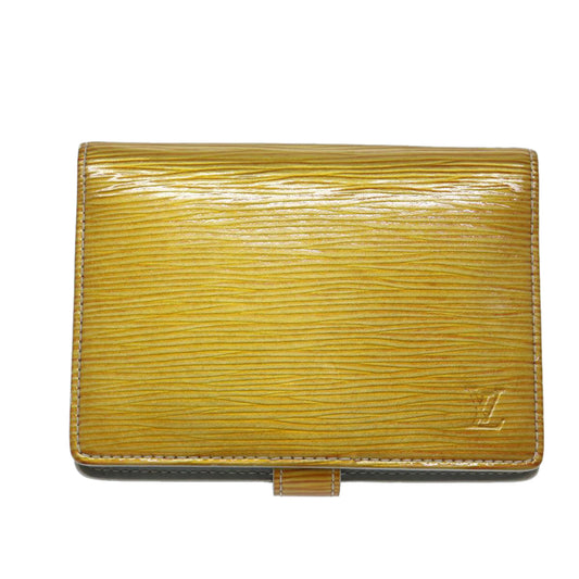 Louis Vuitton Agenda Pm Yellow Leather Wallet