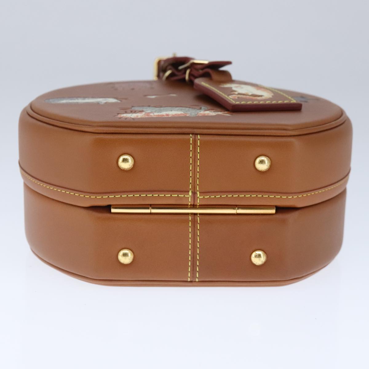 Louis Vuitton Petite Boite Chapeau Brown Leather Shoulder Bag
