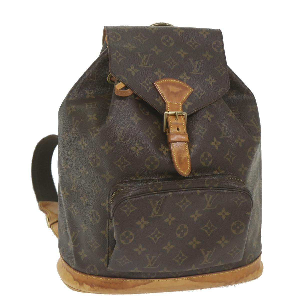 Louis Vuitton Montsouris Brown Canvas Backpack Bag