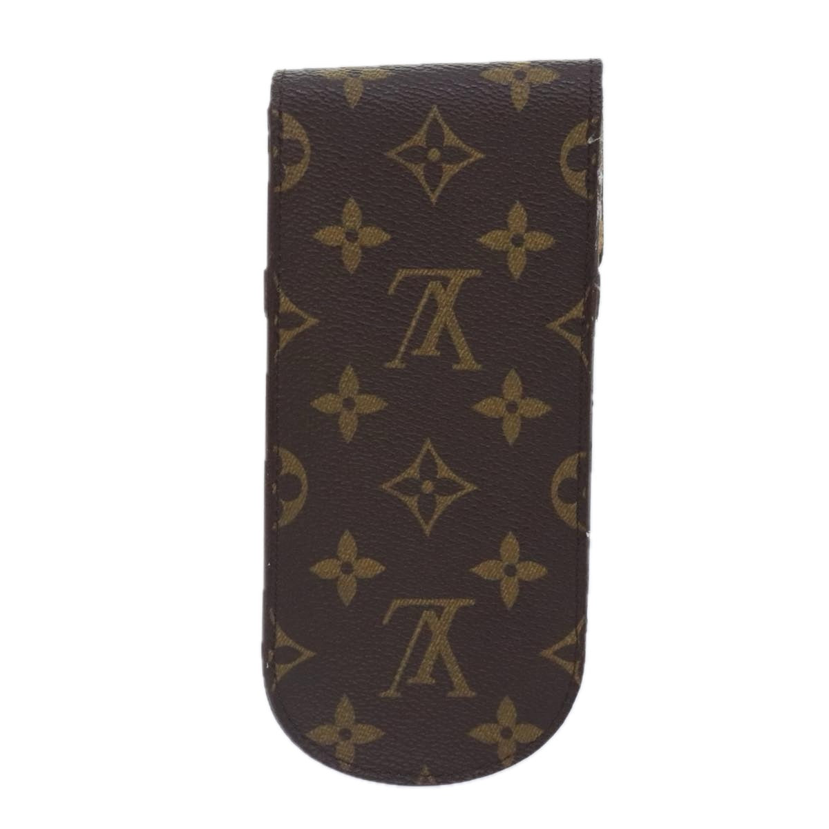 Louis Vuitton Glasses Case Brown Canvas Wallet