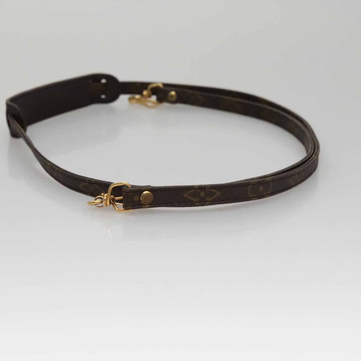 Louis Vuitton Shoulder Strap Brown Canvas Bag Jewelry
