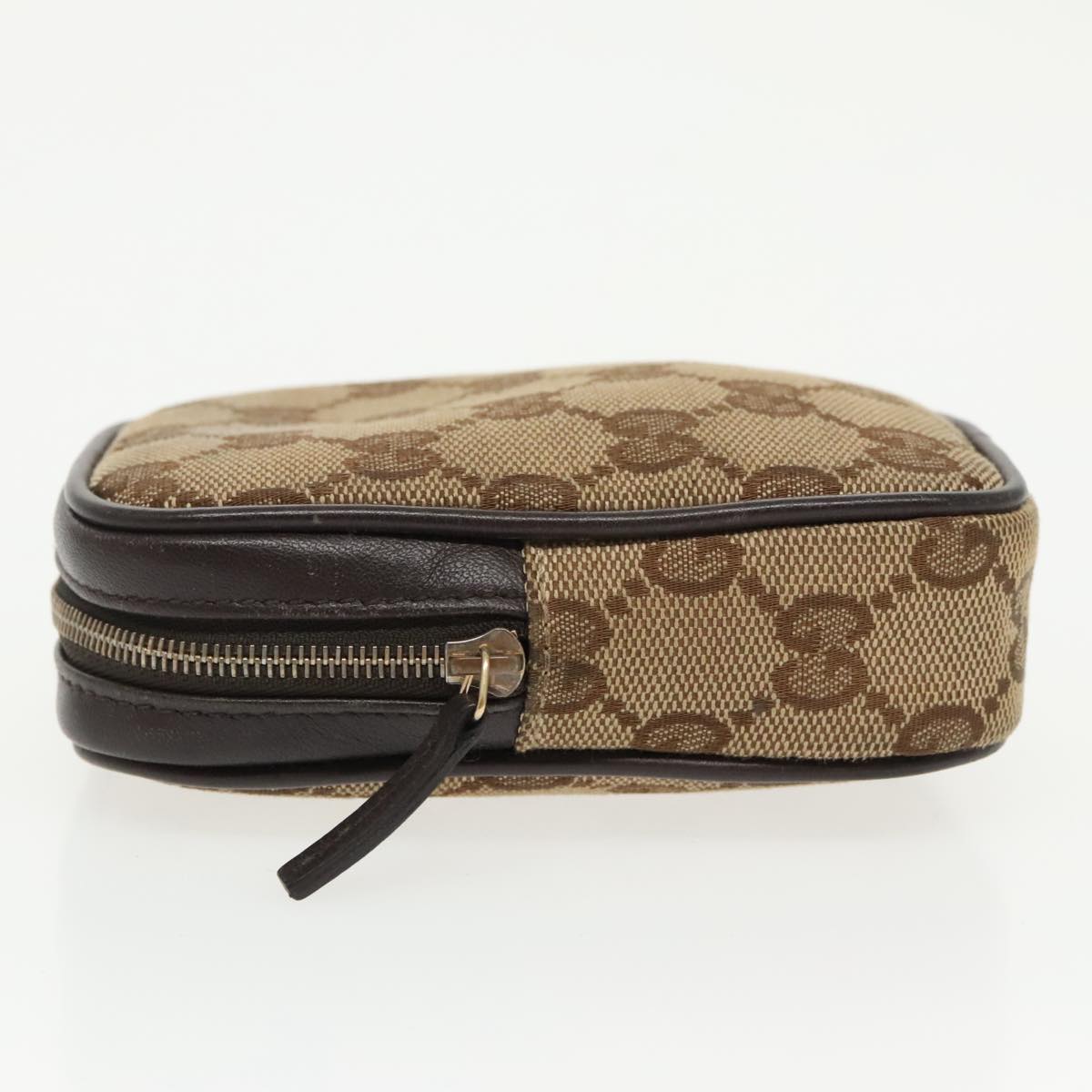 Gucci Gg Canvas Beige Canvas Clutch Bag