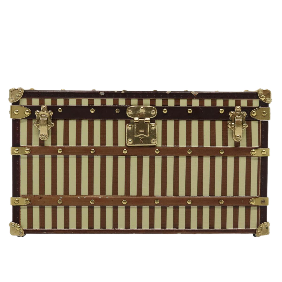 Louis Vuitton Paperweight Gold Metal Handbag ()