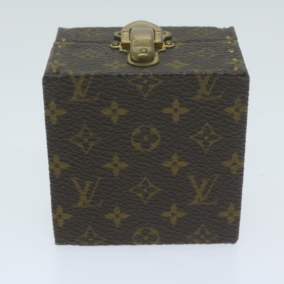 Louis Vuitton Jewelry Case Brown Canvas Jewelleryset Jewelry