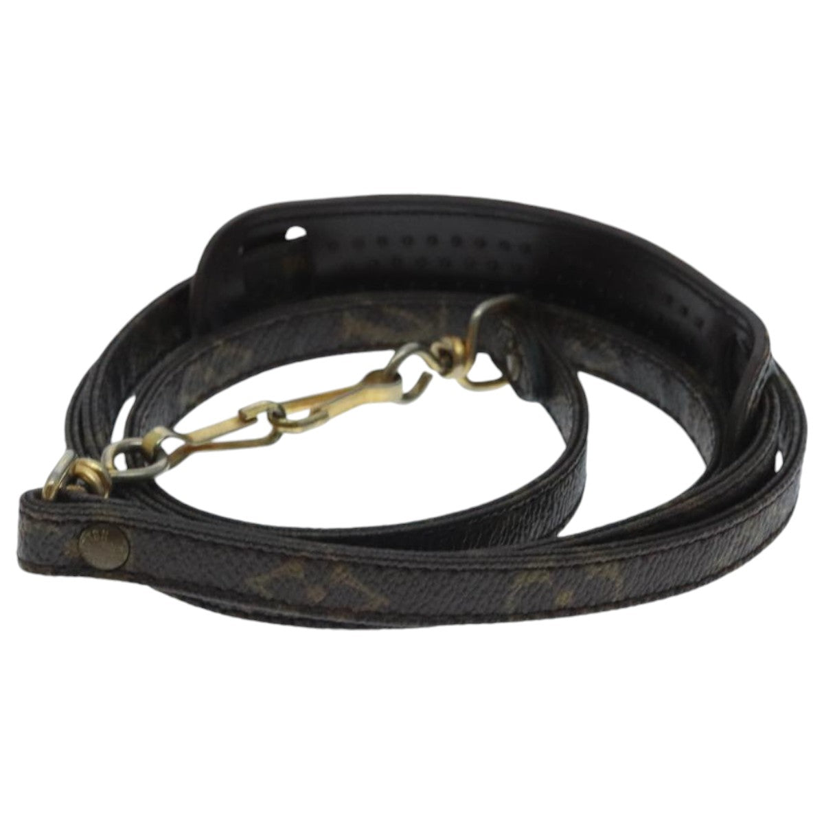 Louis Vuitton Shoulder Strap Brown Canvas Bag Jewelry