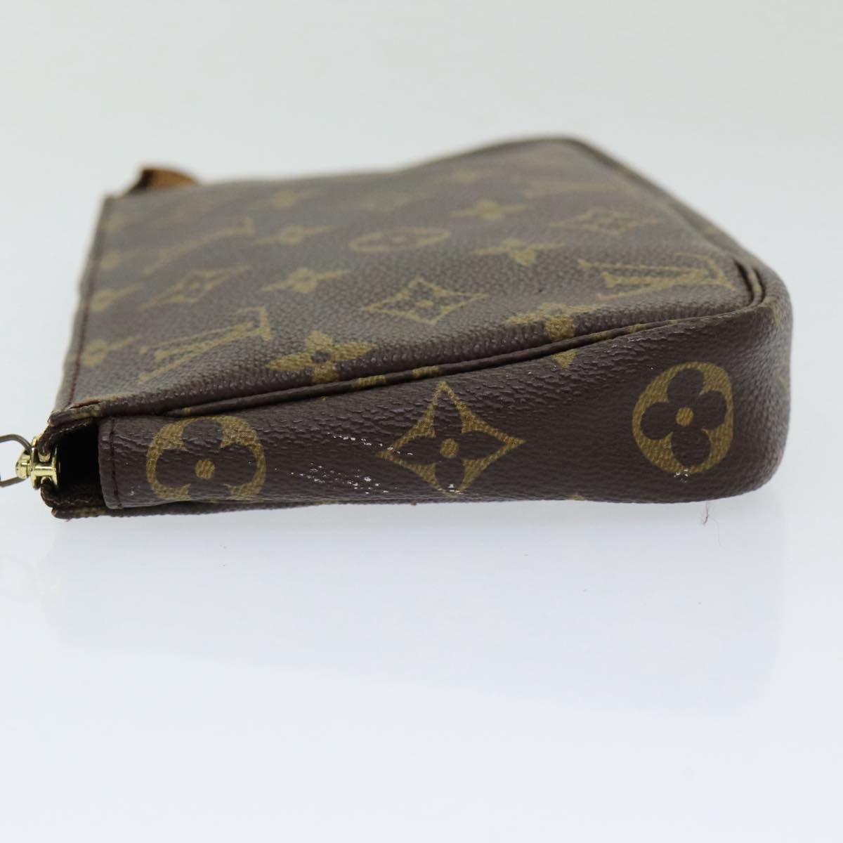 Louis Vuitton Pochette Accessoire Brown Canvas Clutch Bag