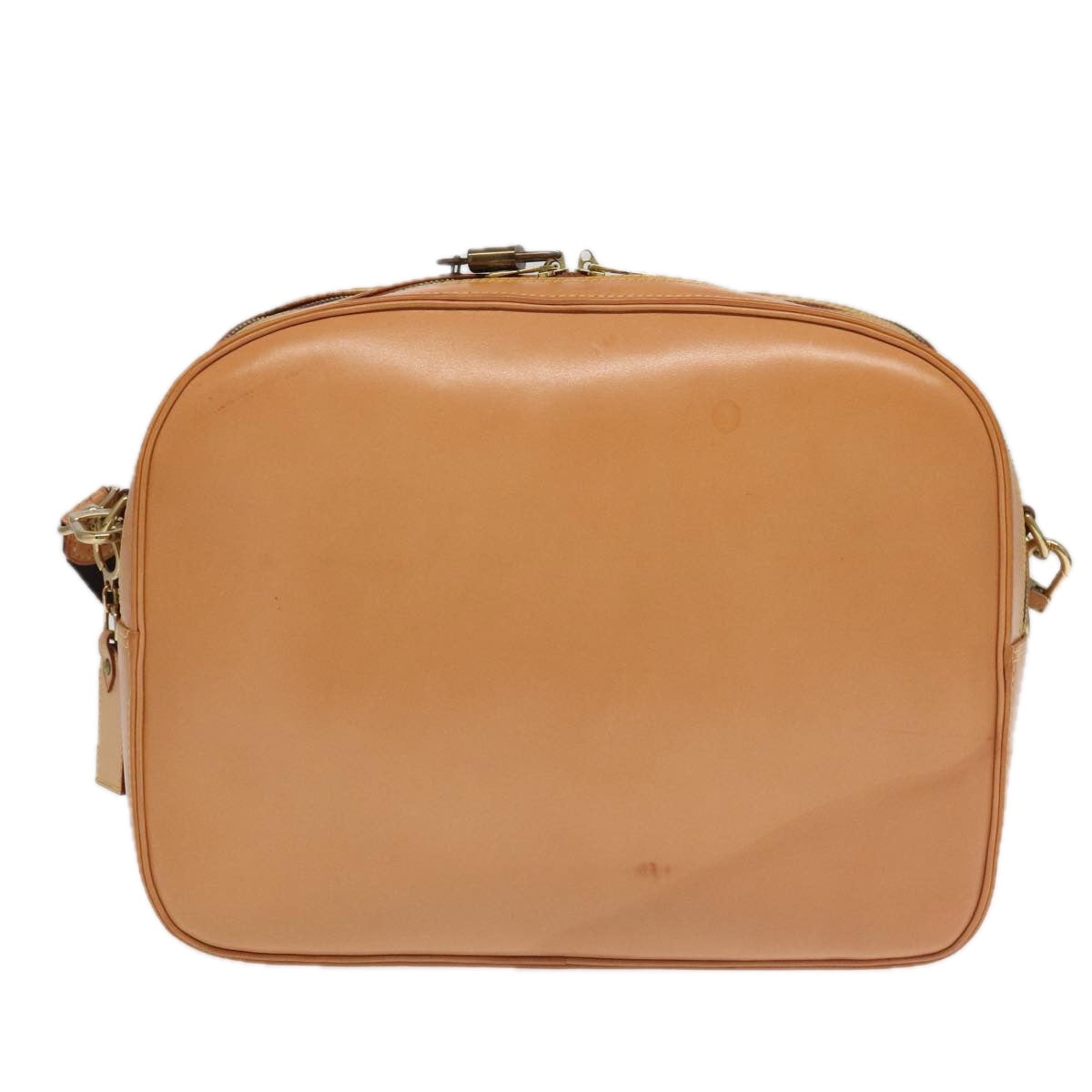 Louis Vuitton Reporter Beige Leather Shoulder Bag