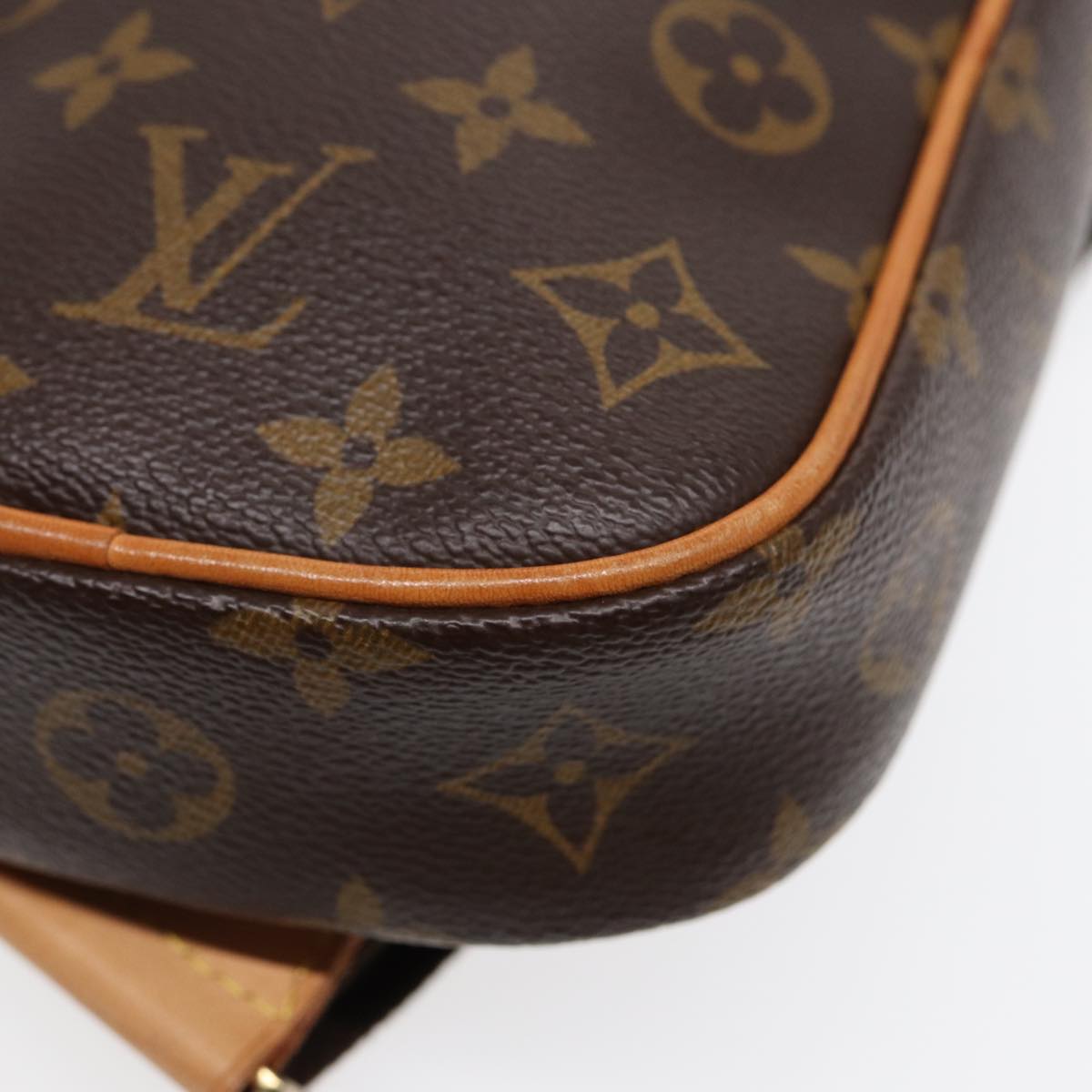 Louis Vuitton Gange Brown Canvas Clutch Bag