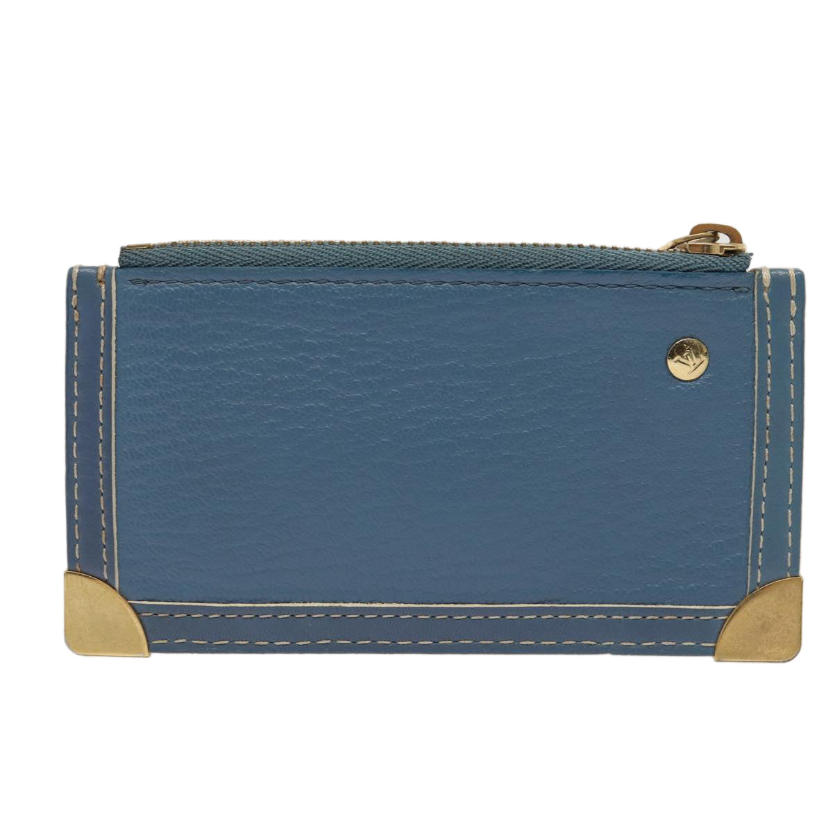 Louis Vuitton Suhali Blue Leather Wallet