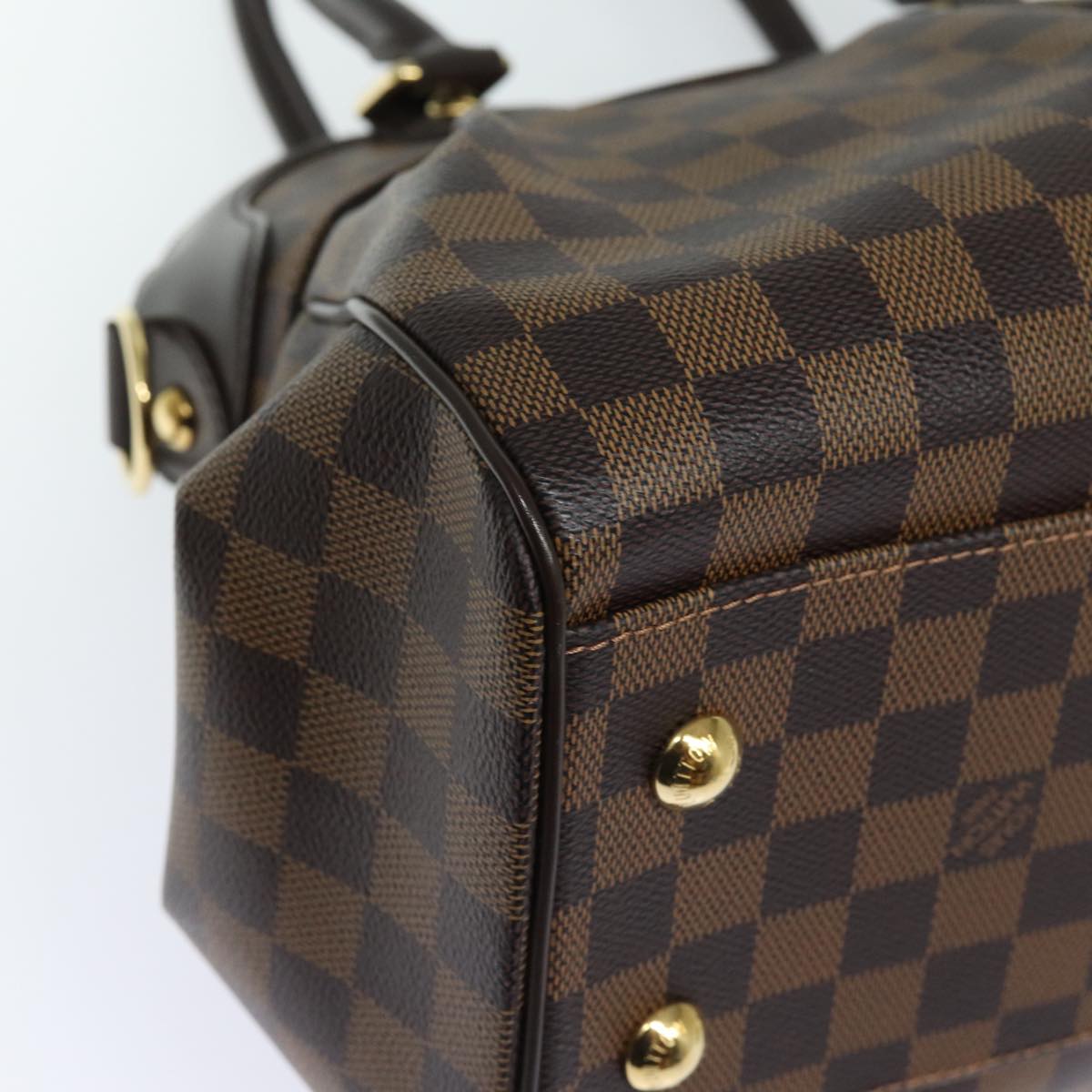 Louis Vuitton Trevi Brown Canvas Handbag