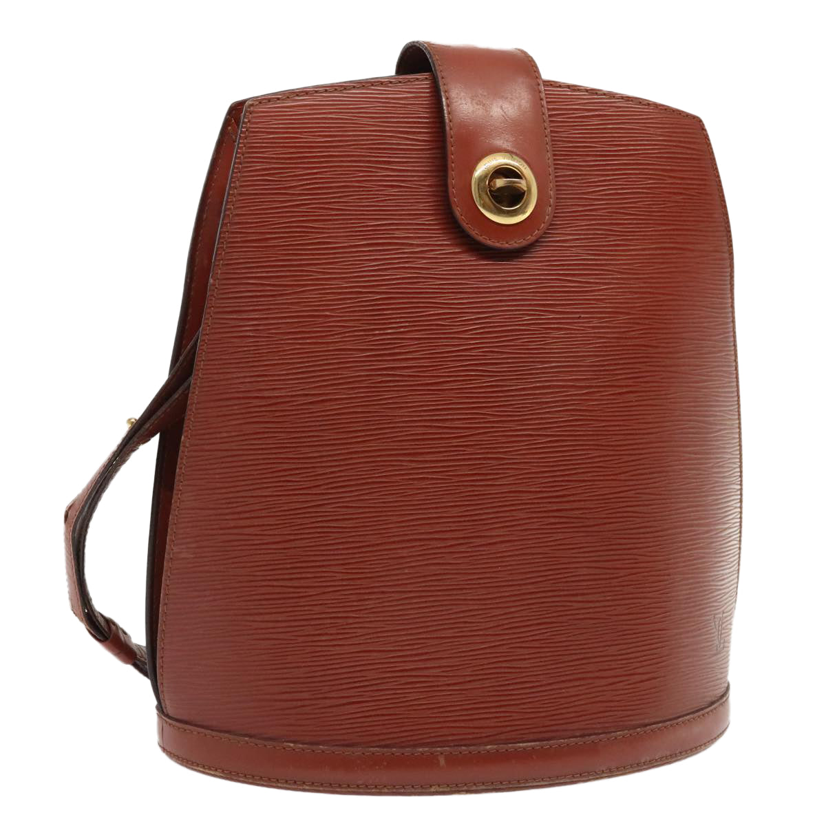 Louis Vuitton Cluny Brown Leather Shoulder Bag