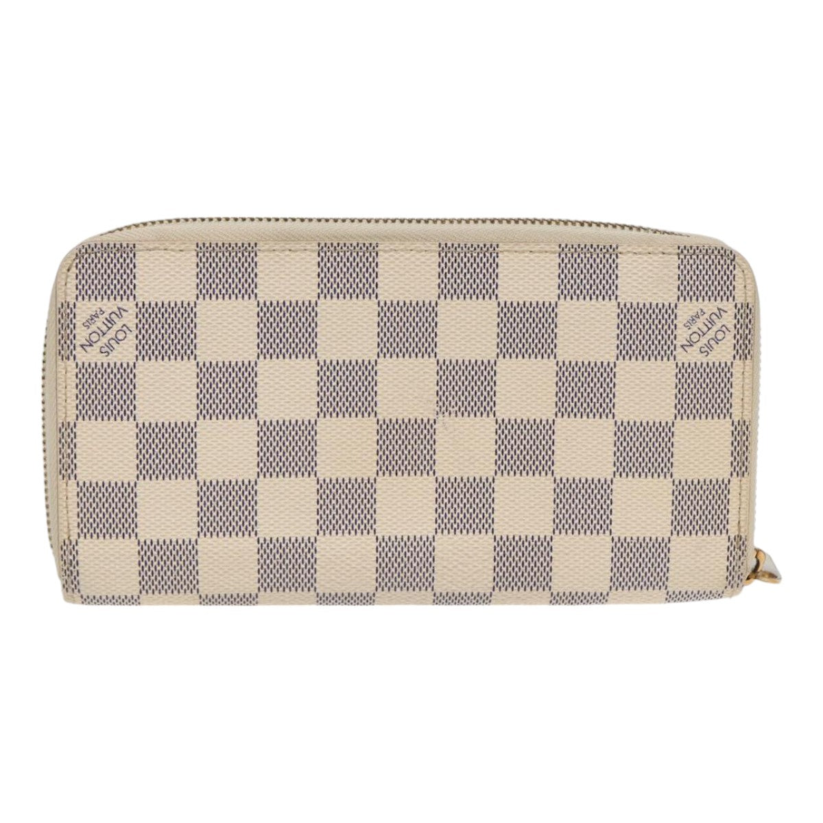 Louis Vuitton Portefeuille Zippy White Canvas Wallet