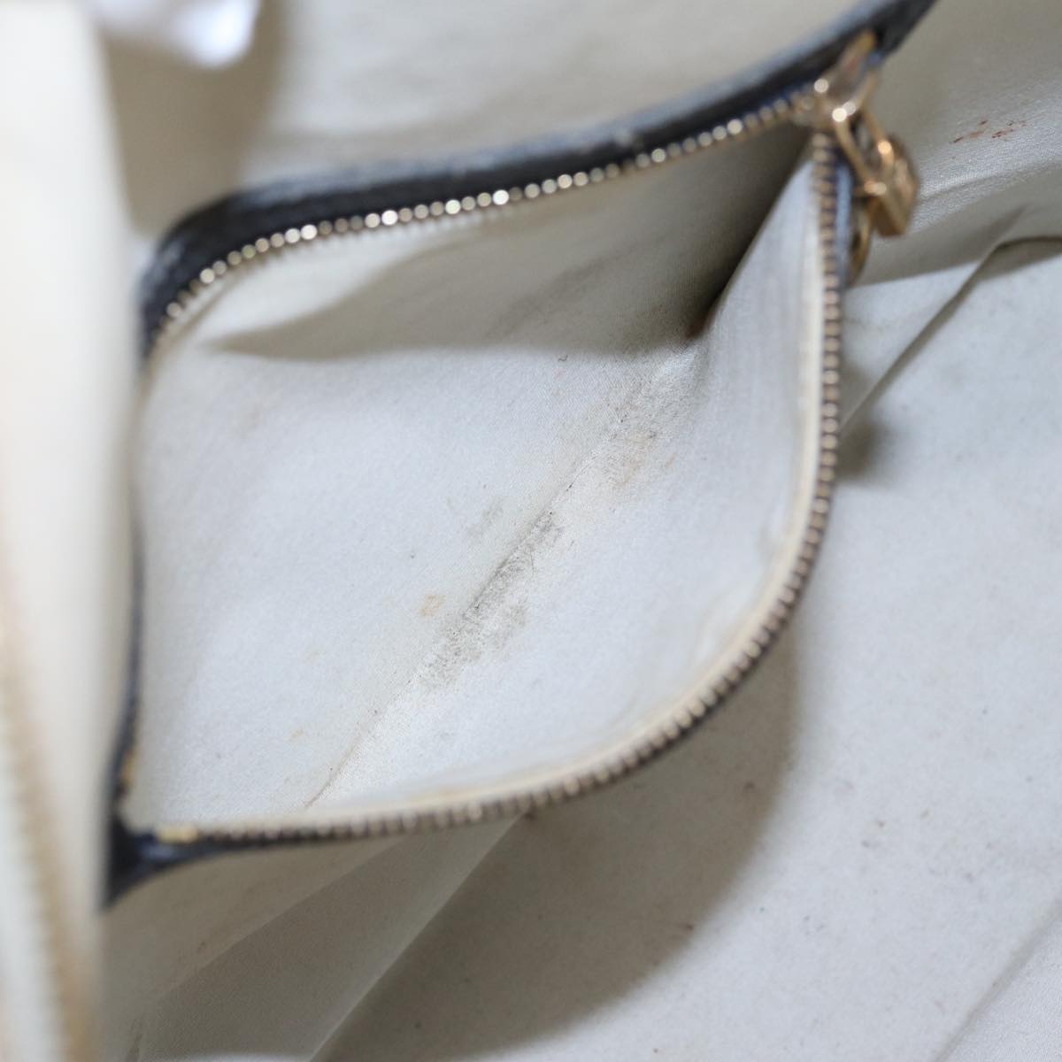 Louis Vuitton Alma Blue Canvas Handbag