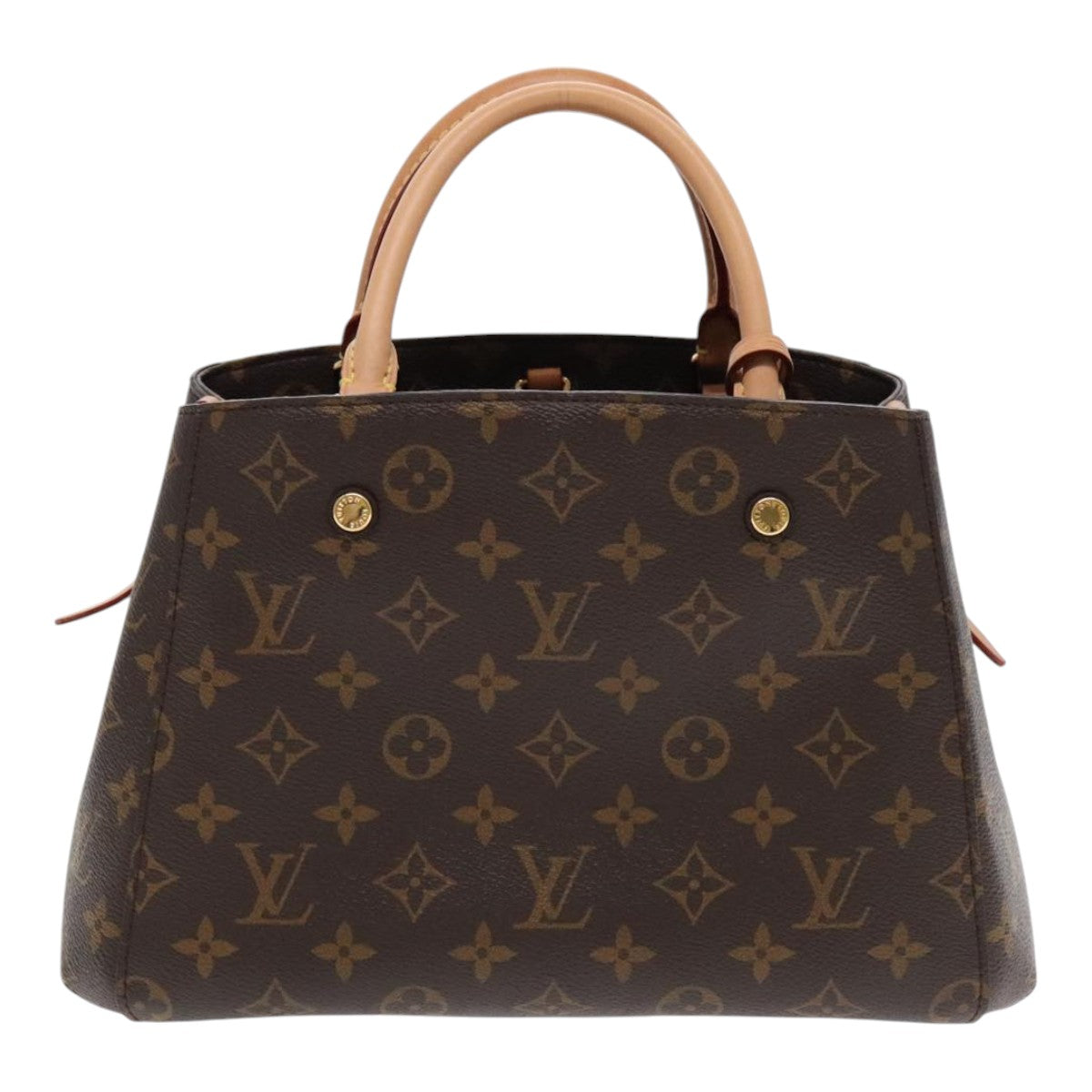 Louis Vuitton Montaigne Brown Canvas Handbag