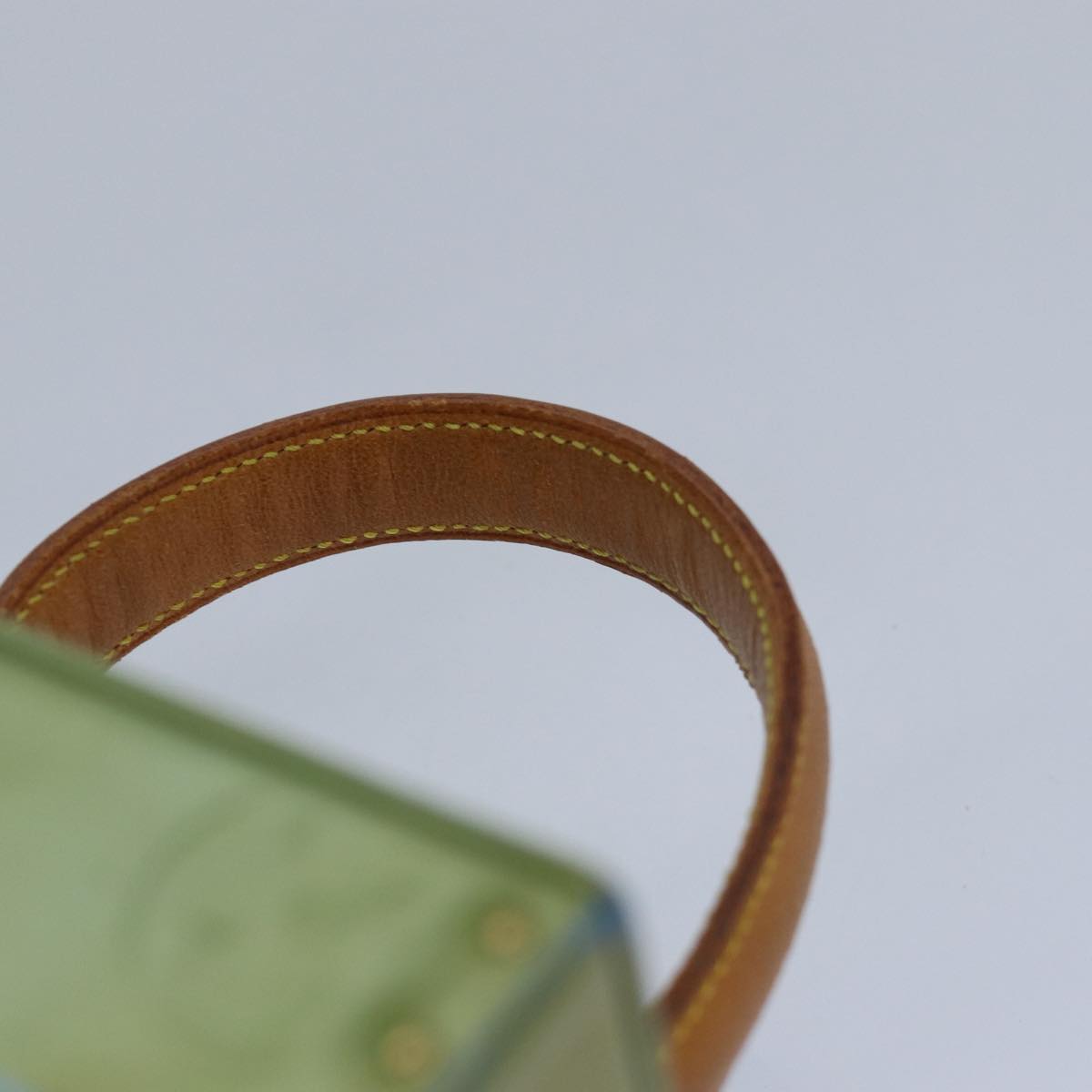 Louis Vuitton Bleecker Green Patent Leather Clutch Bag