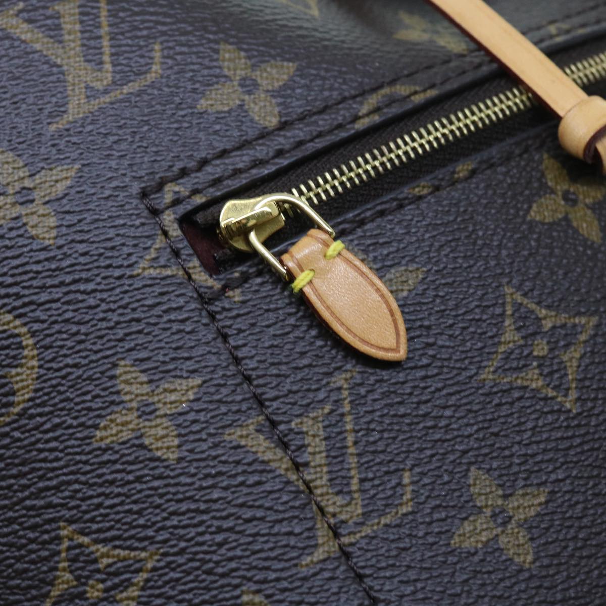 Louis Vuitton Montsouris Brown Canvas Backpack Bag