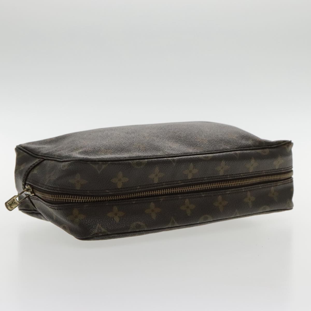 Louis Vuitton Trousse De Toilette Brown Canvas Clutch Bag