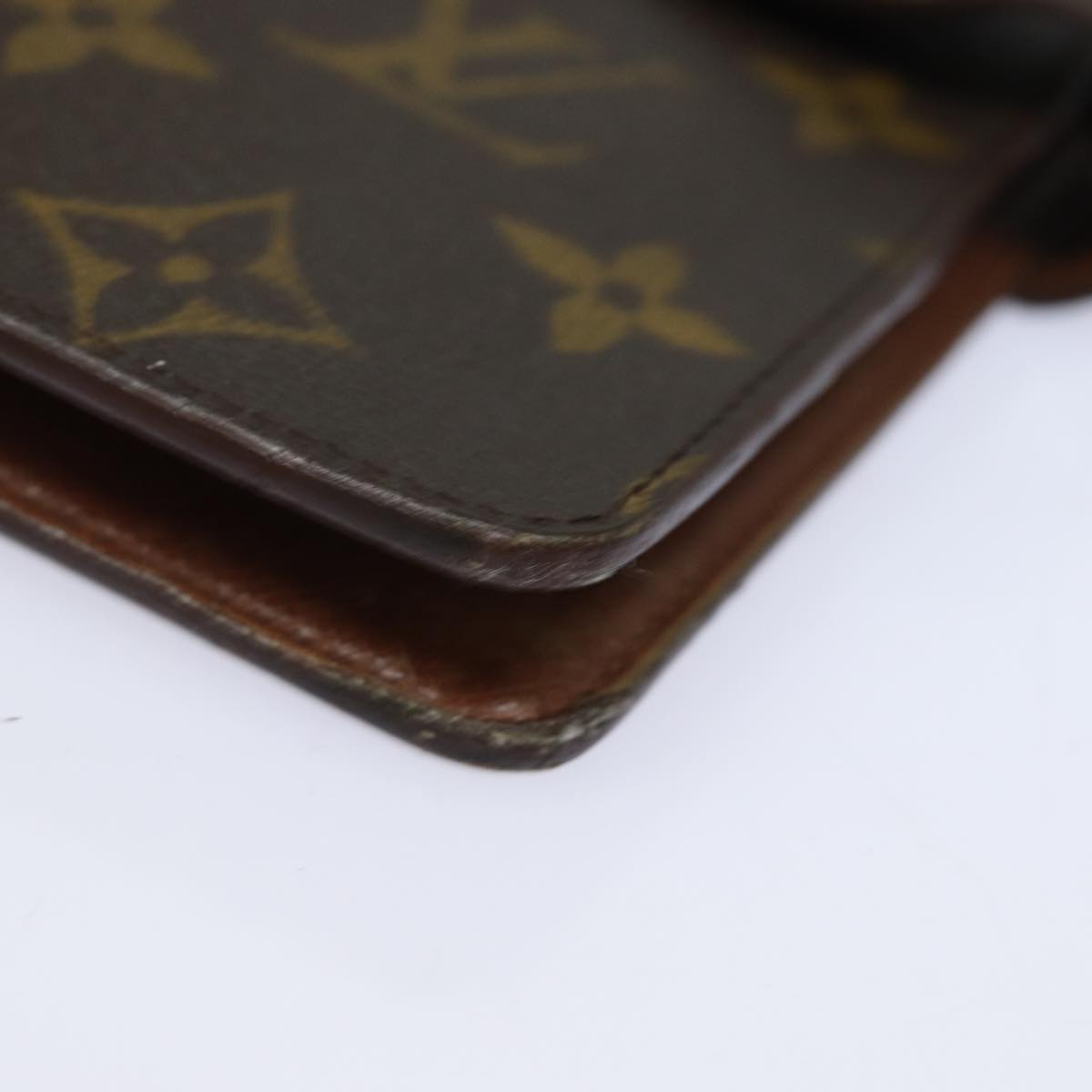 Louis Vuitton Agenda Cover Brown Canvas Wallet