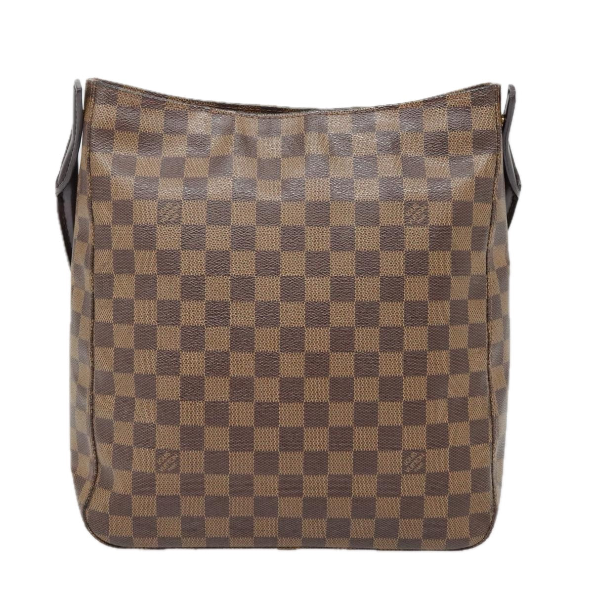 Louis Vuitton Looping Gm Brown Canvas Shoulder Bag