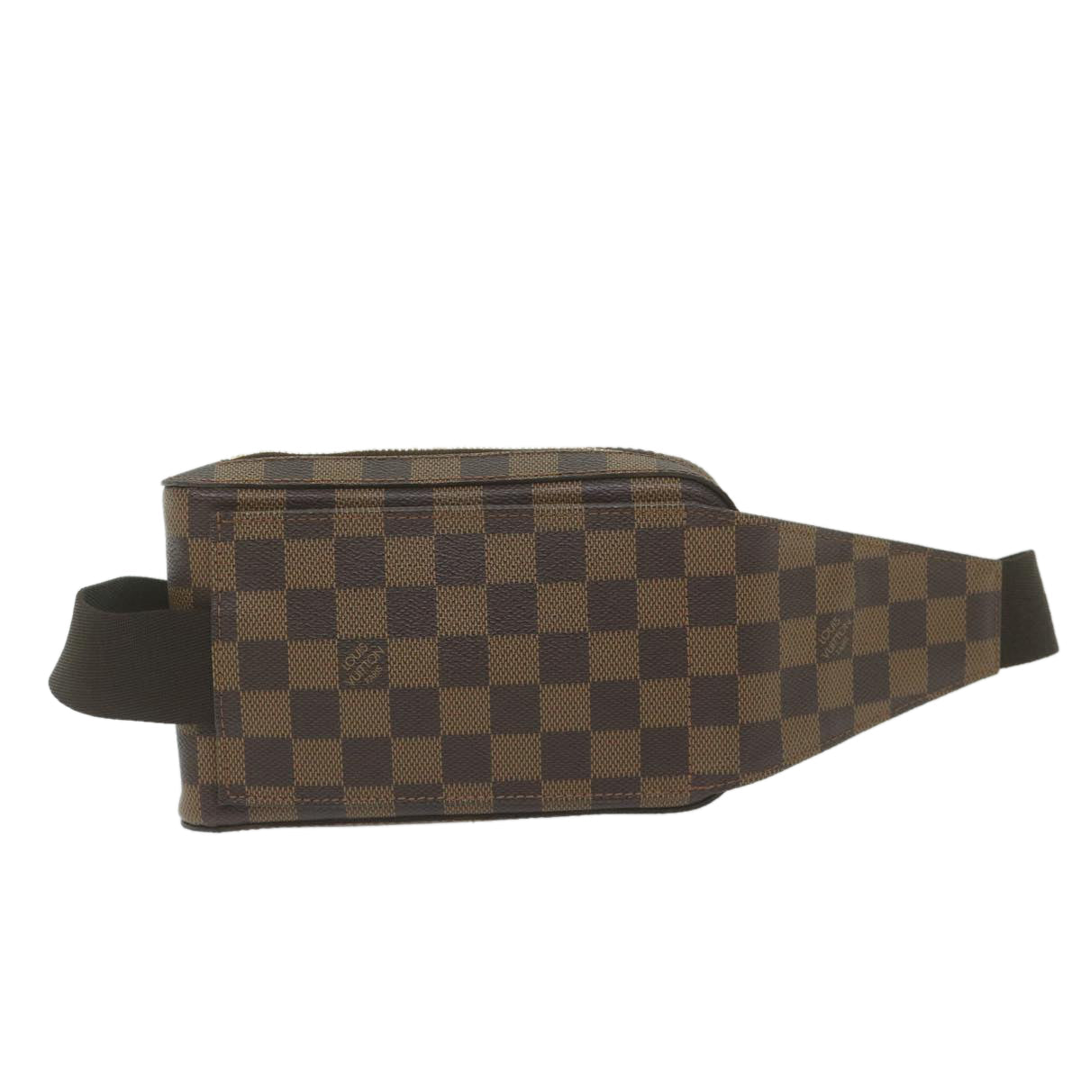 Louis Vuitton Geronimo Brown Canvas Shoulder Bag
