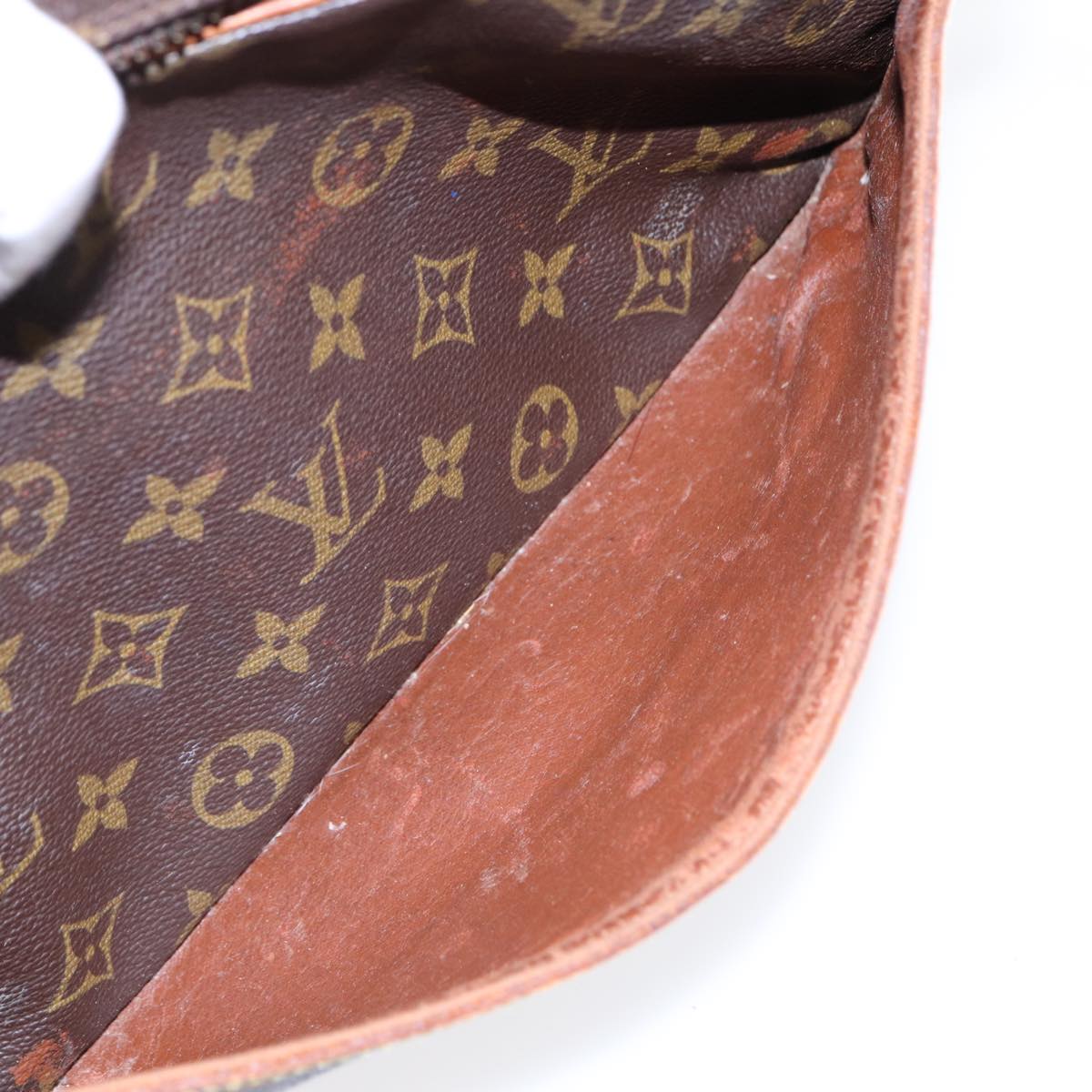 Louis Vuitton Compiegne 28 Brown Canvas Clutch Bag
