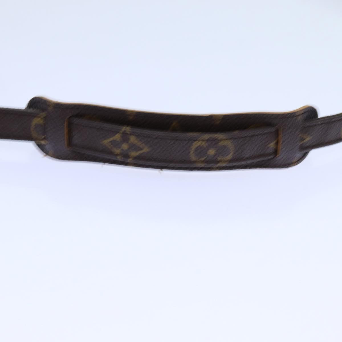 Louis Vuitton Shoulder Strap Brown Canvas Bag Jewelry