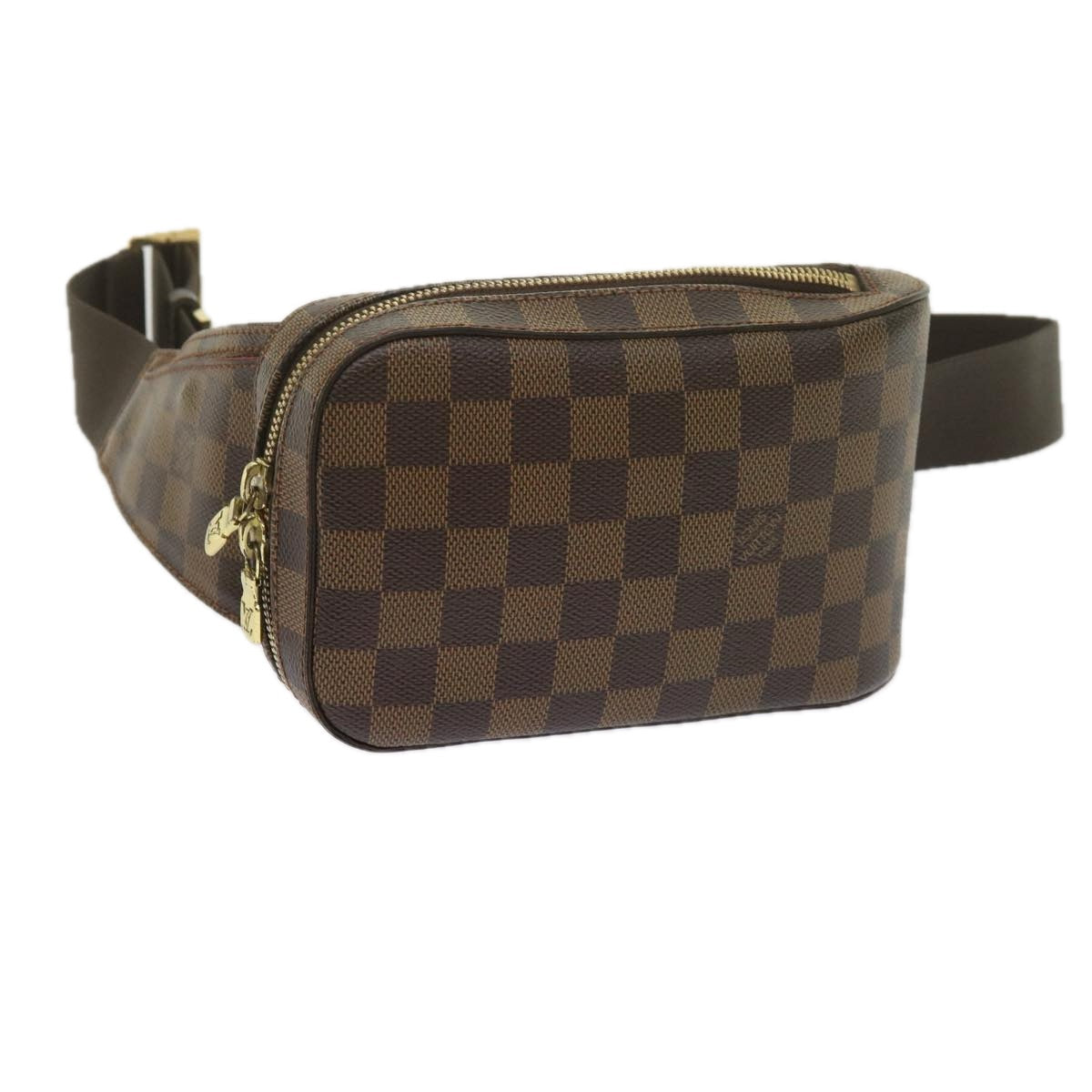 Louis Vuitton Geronimos Brown Canvas Shoulder Bag