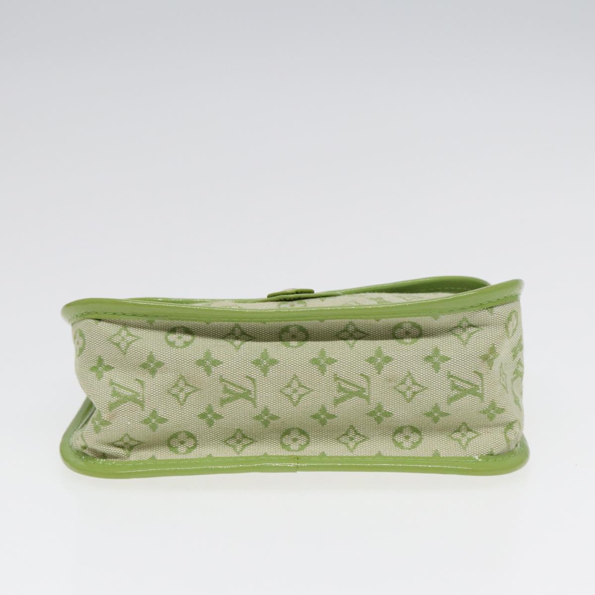 Louis Vuitton Marie Green Canvas Clutch Bag