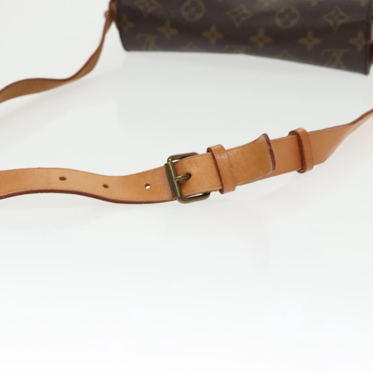 Louis Vuitton Cartouchiere Brown Canvas Shoulder Bag