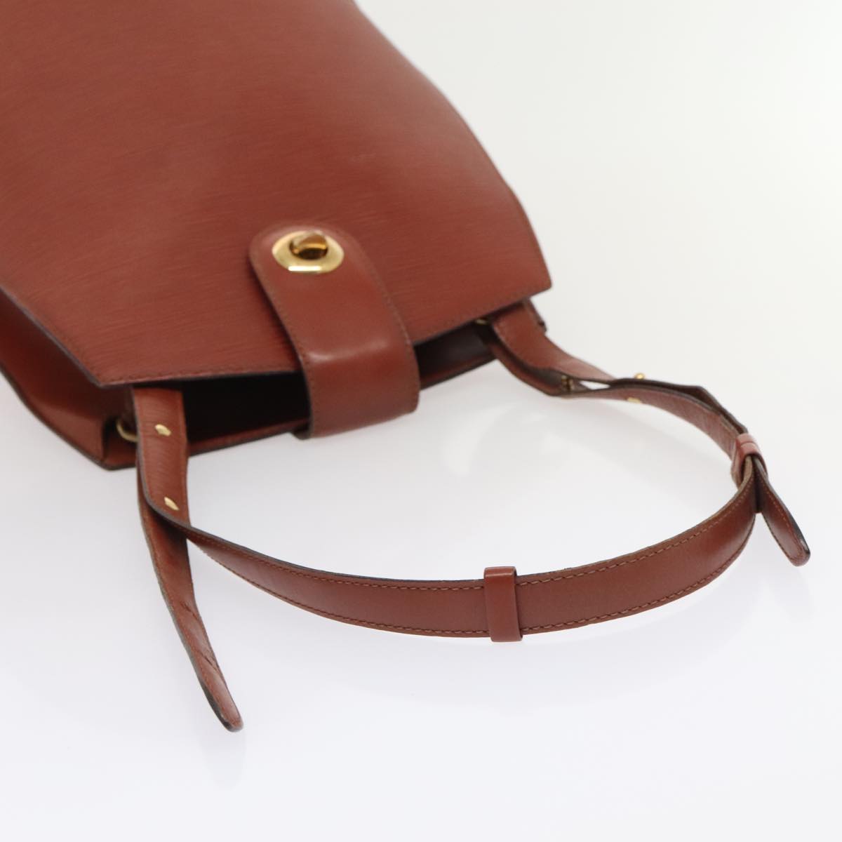 Louis Vuitton Cluny Brown Leather Shoulder Bag