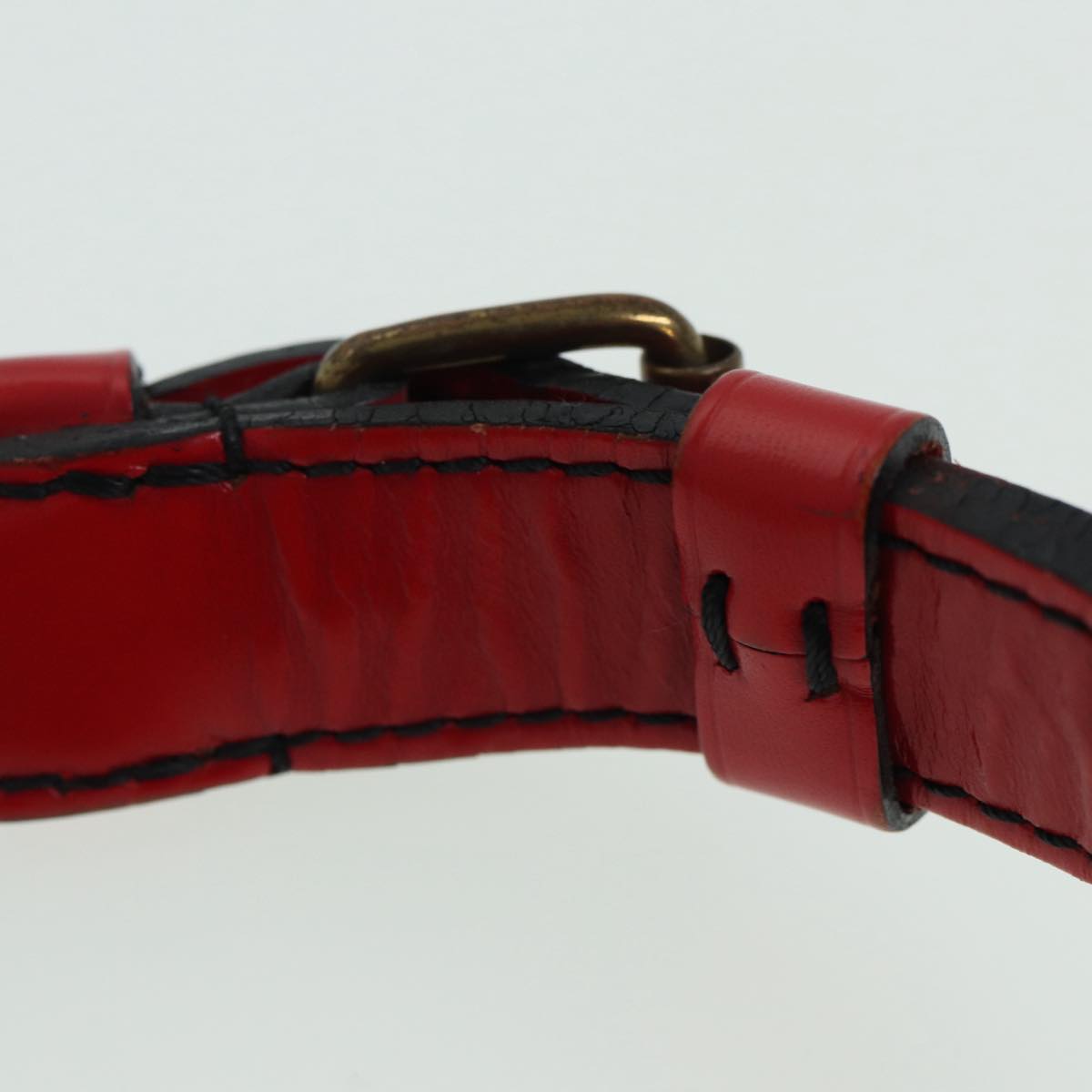 Louis Vuitton Noe Red Leather Shoulder Bag