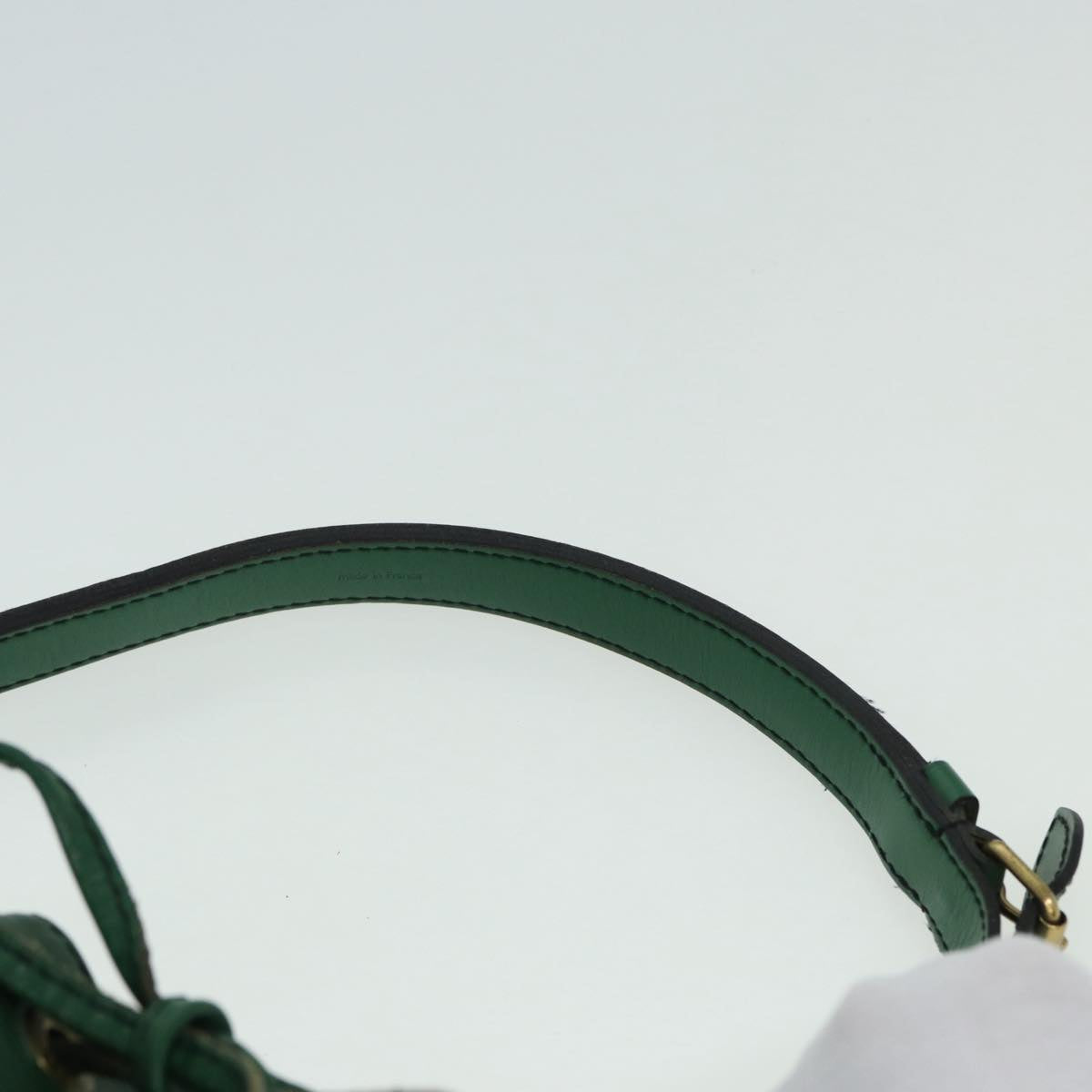 Louis Vuitton Noe Green Leather Shoulder Bag