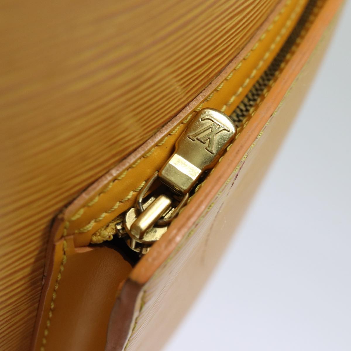 Louis Vuitton Gobelins Yellow Leather Backpack Bag