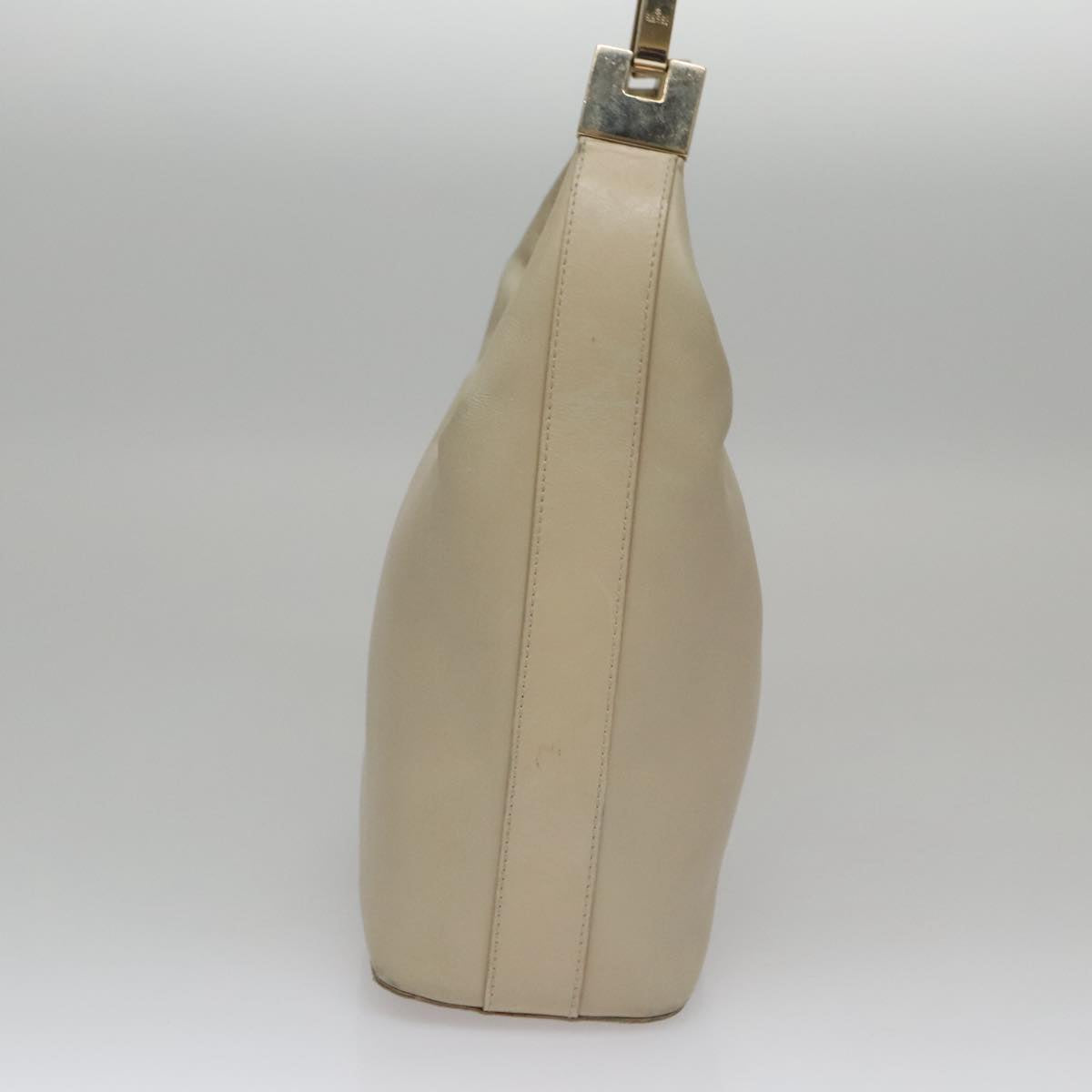 Gucci Hobo Beige Leather Shoulder Bag