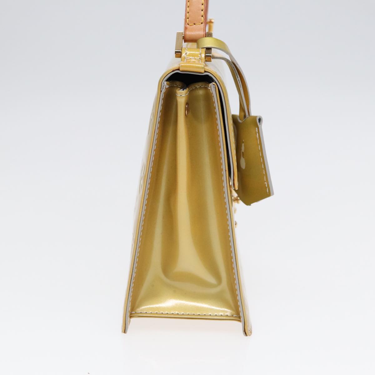 Louis Vuitton Spring Street Yellow Patent Leather Handbag