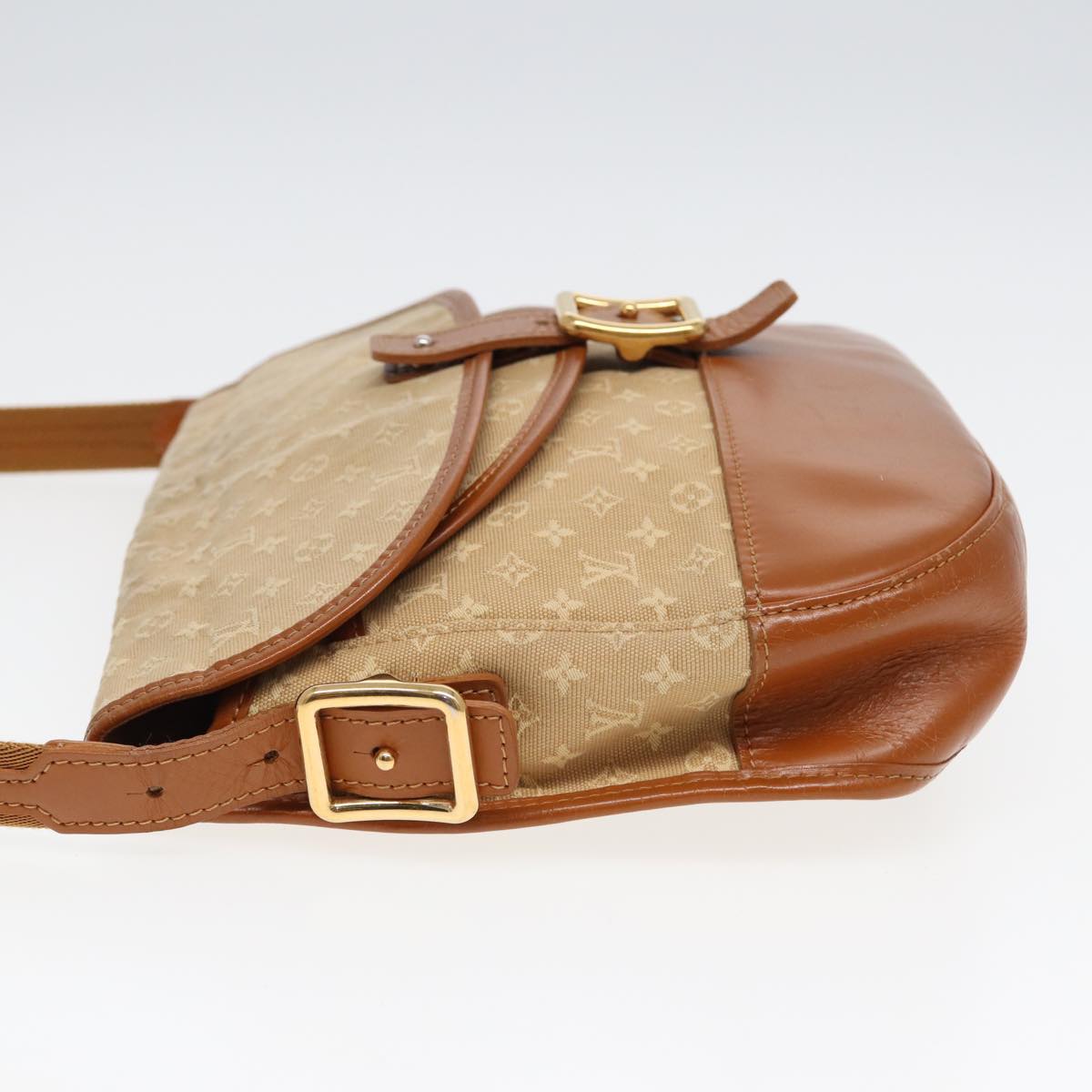Louis Vuitton Belaia Beige Canvas Shoulder Bag