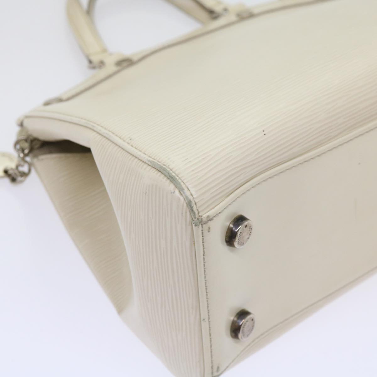 Louis Vuitton Blair White Leather Handbag