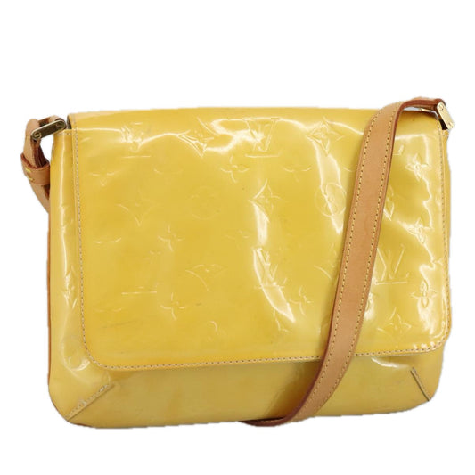 Louis Vuitton Thompson Street Yellow Patent Leather Shoulder Bag