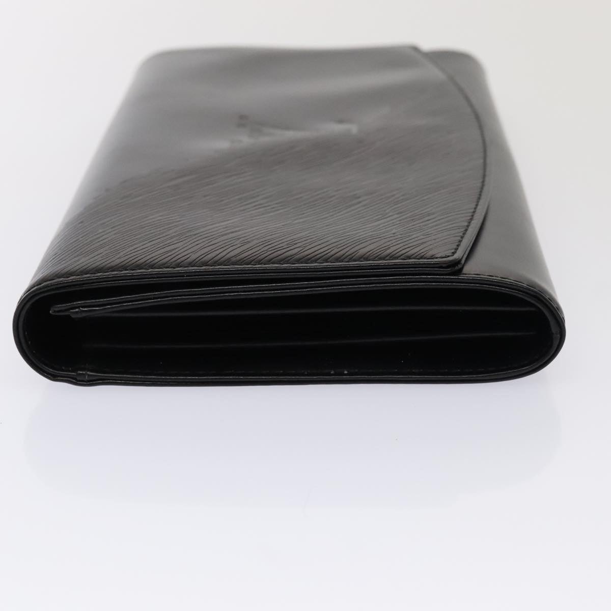 Louis Vuitton Aegean Black Leather Clutch Bag