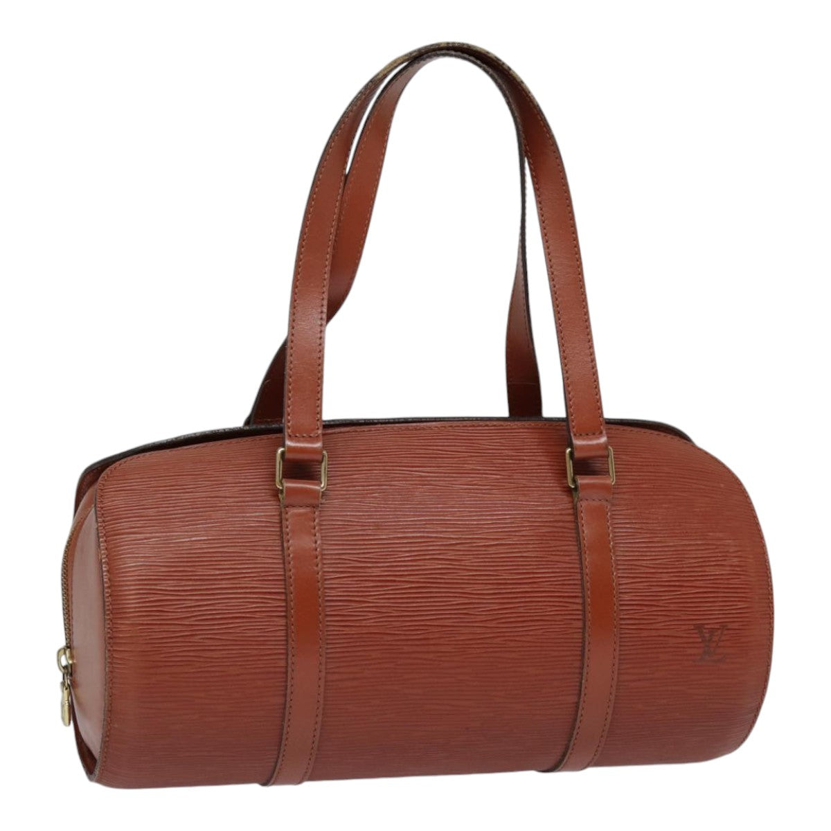 Louis Vuitton Soufflot Brown Leather Handbag