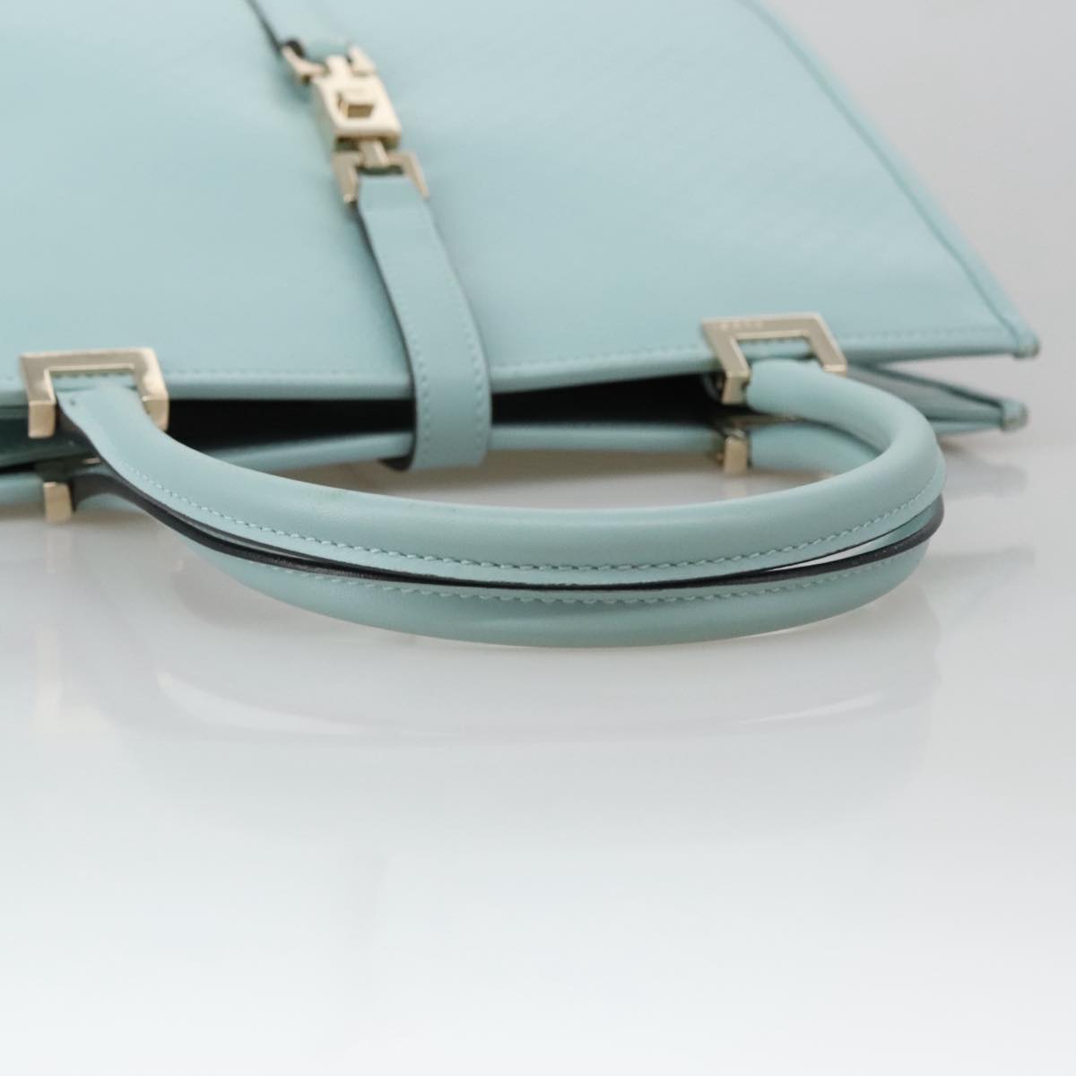 Gucci Jackie Blue Leather Handbag