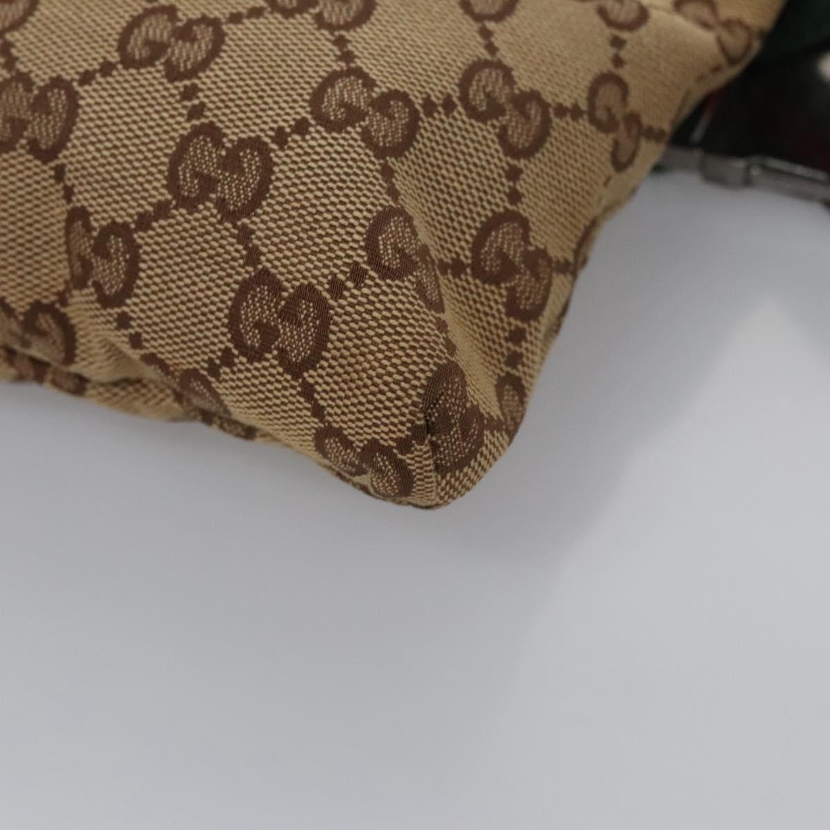 Gucci Gg Canvas Beige Canvas Shoulder Bag